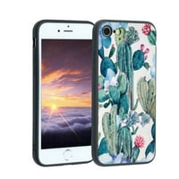 Kompatibilan sa iPhonea telefonom, kaktus - Silikon za silikonca za kaktusu za TEEN GIRL CAY FASS za iPhone 7