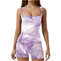 Jyeity Women Hotsas Clearence ispod 5,00 USD, Slim Print Sexy BodySuit odijelo Top točke za kombinezone