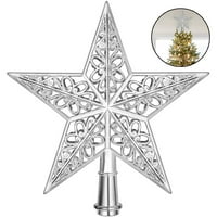 Topper treptača Star Topper blistao je Xmas Tree TEMPER iz šupljeg ukrasa za ukrašavanje božićne zvezde ukrase
