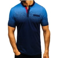 Muška košulja kratkih rukava - Wicking Performance Performance Golf Majica Casual Tie Dye Slim Fit majice