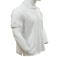 Antigua Golf Muška luđačka piqua pletena čvrsta polo majica, 3x-velika bijela -