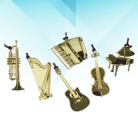 Izvrsni zapadni muzički instrument kreativni oznake Vintage uzorak Metalne oznake za dovodne poklone