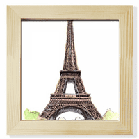 Pariz Eiffelov toranj na Francuskoj Square Frame Frame Frame Wall Stollop prikaz