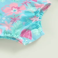 XKWYSHOP novorođenčad Dječji djevojčici kupaći kostim cvjetni ispis kupaći kupalicu Djevojku jednoj