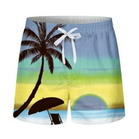 CLlios muns kupaći trunke brzo suhi elastični struk ljeto plaža kratke hlače Modni šorc od kotača za