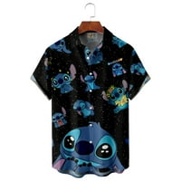 Disney Lilo & Bowtch majica Džepni džep kratkih rukava Havajska majica, Disney Lilo & Stitch Havajski