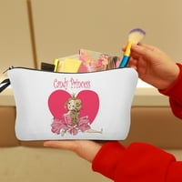 Wanwan šminka torbica slatki crtani print vodootporne kozmetičke vrećice velikog kapaciteta za svakodnevnu