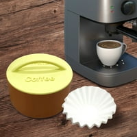 Filtri za kafu Organizator za pohranu Multifunkcionalni alat za pohranu za aparat za kavu Filtriraj papir - karamel žuta