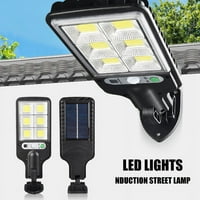Solarna svjetla na otvorenom LED senzor Senzora sigurnosnih svjetiljka Street lampica IP vodootporan