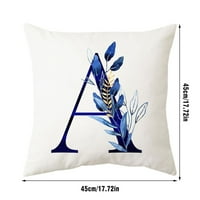 Bacanje jastuk natpise abeceda ukrasni jastuk ABC slovo cvijeća jastuk pokriva kvadratni jastučni štititi