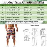 Ležerne kratke hlače Muške ljetne pantalone za ispis Elastični opseg labavih ležernih sportskih kratkih hlača