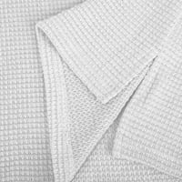 Prevelike grafičke majice za žene teretane modne žene casual ovratnik na dugih rukava od labave majice jesenski bluza pulover vrhove bijele m