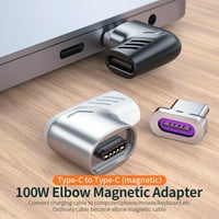 Prijenosni mini 100W QC 4.0 3. USB tip-c magnetski adapter konektor za laptop Pinshui