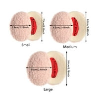 Meka debela zaštita uha Fleece zimske bendle bez uši ušima uši za uši zagrijava zagrijavači plavi medij