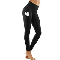 Vedolay flare joga hlače za žene Žene Ljetne elastične struke pamučne joge obrezane hlače, XL