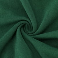 Caveitl Ležerne ljetne haljine, modne žene Seksi ljeto CASAUL Čvrsti kamis bez rukava bez rukava mini haljina zelena, m