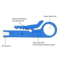 Žičani stripper plastični ručni kabelski prenosivi prenosni klipni plipci za skidanje alat za skidanje, plava