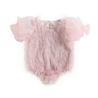 Century Newborn Baby Girl cvjetni romper dečiji ruffle bez rukava Print jedan bodysuit top ljetni odjeću