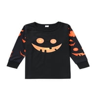 Sunčila obitelj Pajamas Podudarni setovi Halloween Pumpkin Bat Spavaća odjeća za odrasle za bebe i djecu