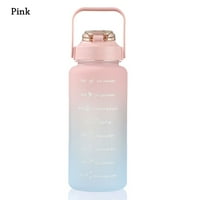 Prijenosni veliki kapaciteti 2000ml putnički čajnik vode boce za vodu Sport boce vode vrč za piće Pinging Pink