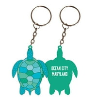 Ocean City Maryland Turtle Metal Privjesak