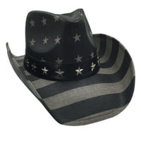 Grodpunch Classic USA američka kaubojski šešir za zastavu