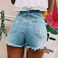 JJayotai Ženske hlače Čišćenje ženskih ležerskih modnih umetanja džepovi seksi ličnosti ultra kratki