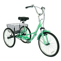 TRICIKLUS, sklopivi bicikli na triciklu, preklopni bicikli, jedno brzina prijenosni kruzer bicikli sa