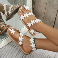 Aufmer sandale na prodaju Novo ljeto ravna donji cvjetni cipele Bohemian casual sa sandale za cipele
