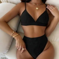 Ženski kupaći kostim bandeau zavoj bikini set push-up brazilski kupaći kostimi za cipele od plaže kupaći