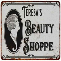 TERESA's Beauty Shoppe Chic Sign Vintage Dekor Metalni znak 208120021057
