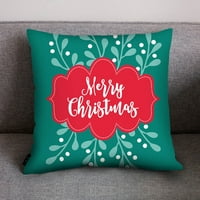 Božićni dekor Ispis jastuk za jastuk poliester kauč na kauč automobila Cour Cover Decor Decor