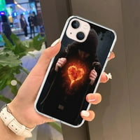 Telefonska futrola za iPhone Pro Max, 12, X, XS, XR, 7, Plus XS MA XR Psihodelic Flame Love Heart Forechones