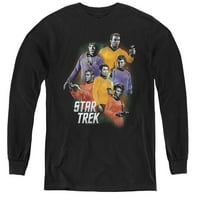 Star Trek - Galaxy Glow - Majica s dugim rukavima za mlade - velika