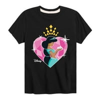 Disney - Jasmine Heart - Grafička majica kratkih rukava za mališana i mlade