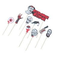 Tema Halloween zastrašujuća zombijska zona Toppers Papir torta za papir, Cupcake Decor Party isporuke