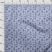 Onuone svilena tabby lavanda plava tkanina mandala tekstura šivaće tkanine od dvorišta tiskane diy odjeće