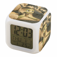 DIGITAL Budilica LED digitalni alarma za spajanje Sat Easy Podešavanje Cube Wake Up satovi s oboganim Sammyjevim Avonturenom uzorak meka noćno svjetlo Veliki prikaz uzlazno zvuk