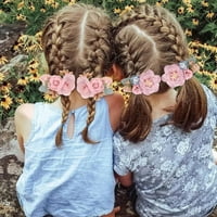 Pjtewawe konop za kosu Dječji simulirani cvjetni krug vjetar cvjetni glava za glavu Jednostavna i svježa