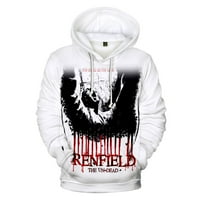 Renfield Hoodie Muškarci duge dugim rukavima Komedija horor filmski modni pulover