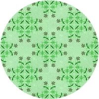 Ahgly Company u zatvorenom okruglom zmaju zmajeve zmajeve zelene prostirke, 8 'krug