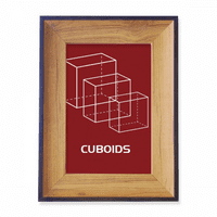 Matematički geometrijski prostori Cuboids Foto okvir Izložba Display Art Desktop slika