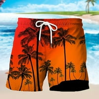 Baccoc Hlače na plaži Muške hlače Muške proljeće i ljetne kratke hlače tiskane panel sportske hlače