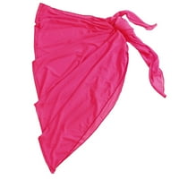 Wozhidaose Coversuit za kupaći kostim za žene Sheer Wrap čvorove struk pokrov uz suknju bez plaže Omotač