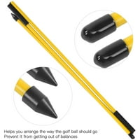 3? Preklopite indikator za glavu za golf, prenosni golf Correcter vežbati štap Golf pomoćna oprema za obuku