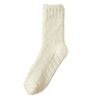 Wofedyo Termalne čarape za ženske koralne čarape Stripe čarape Šarene lagane čarape Ležerne čarape Zimske čarape Soft Warm Comfort Casual Socks Ne klizne čarape za žene Čarape za žene