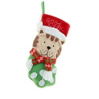 Cartoon Cat i pas Paw Božićne čarape Poklon torba Božićni ukras Candy Sock