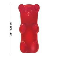 Rock Candy Gummy Bear Bullet Vibrator, Crvena