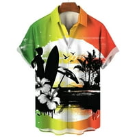 Havajska košulja za surfanje za muškarce Nove muške majice kratkih rukava modna plaža za odmor muški