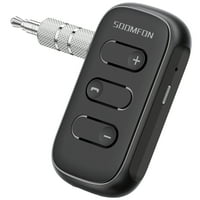AU Bluetooth 5. Auto adapter, audio prijemnik za kućni stereo žičani slušalica, crni